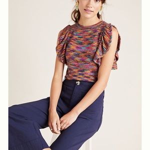 Anthropologie BNWT Multicolor Knit Top